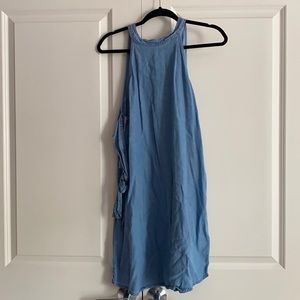 Denim off the Shoulder Dress